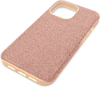 Swarovski High Silicone / Plastic Back Cover Rose Gold (iPhone 13 Pro)