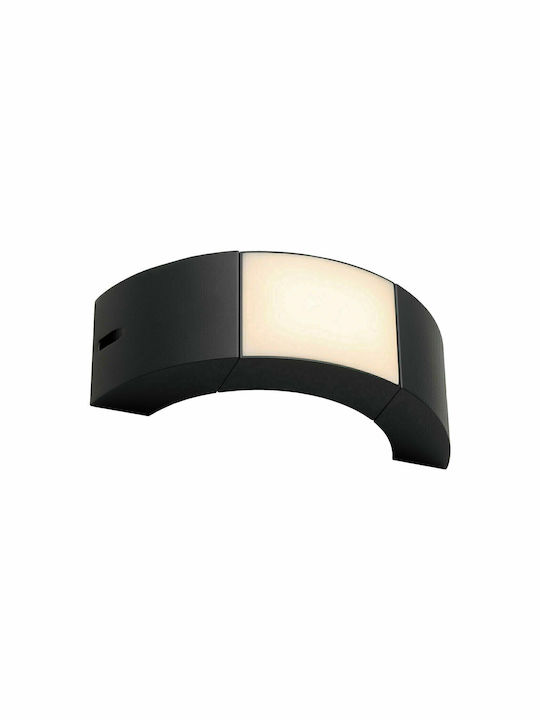 Avide Beirut Wall-Mounted Outdoor Ceiling Light LED IP54 6W with Warm White Light 6εκ.