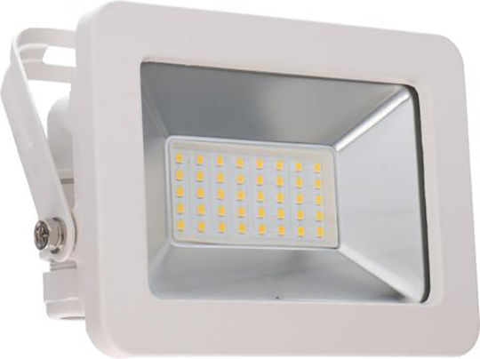 123led Στεγανός Προβολέας LED 20W Φυσικό Λευκό 4000K IP65