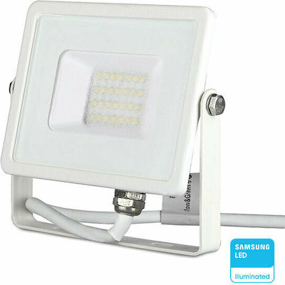 V-TAC Wasserdicht LED Flutlicht 20W Warmes Weiß 3000K IP65