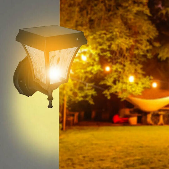 V-TAC Wall Mounted Solar Light Traffic light 2W 110lm Natural White 4000K with Photocell IP44 19cmx15cmx24cmcm