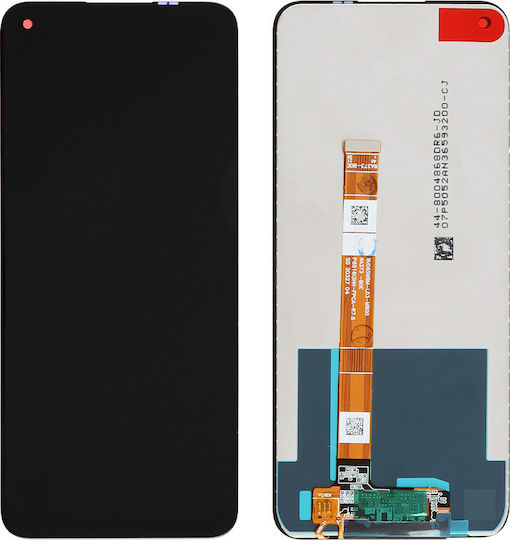 Screen with Touch Mechanism for Realme 7i (Black)