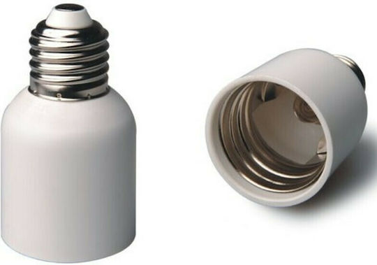 Panafan Steckdosenadapter von E27 zu E40 in Weiß Farbe 15-00215