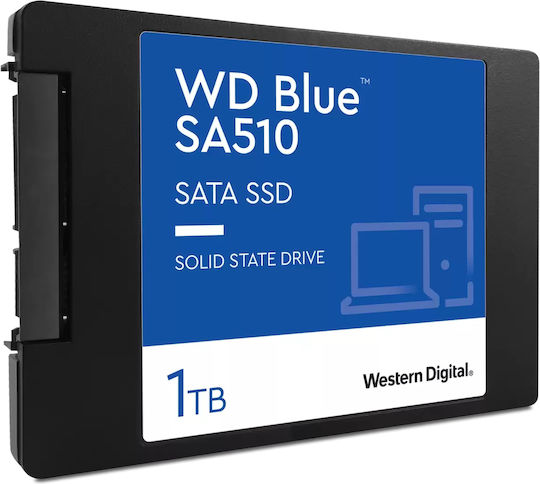 Western Digital SA510 SSD 1TB Type 2.5'' With SATA III Connection WDS100T3B0A