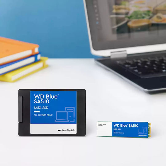Western Digital Blue SA510 SSD 500GB M.2 Type with SATA III Connection WDS500G3B0B