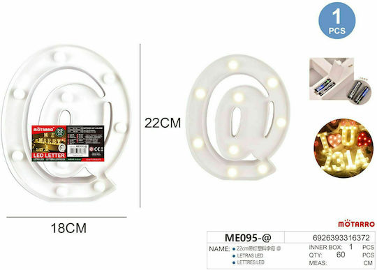 LED Light Warm White Letter LED Light Warm White Letter