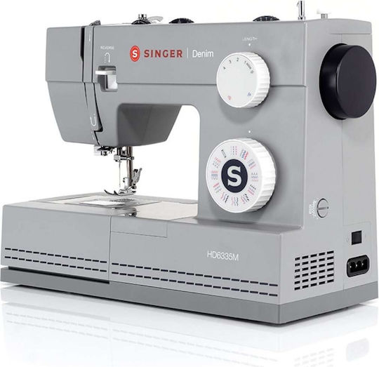 Singer Οικιακή Ραπτομηχανή Heavy Duty 6335M Denim Γκρι