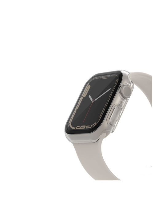 Belkin ScreenForce TemperedCurve Πλαστική Θήκη με Τζαμάκι σε Διάφανο χρώμα για το Apple Watch 45mm