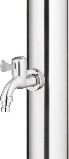 vidaXL Pool Shower with Width 12cm Silver