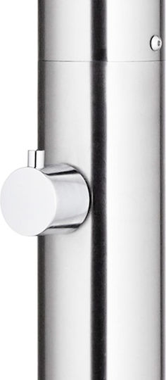 vidaXL Pool Shower with Width 12cm Silver
