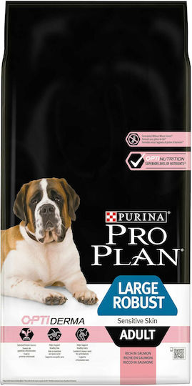 Pro Plan OptiDerma 14kg Dry Food for Adult Large Breed Dogs with Salmon