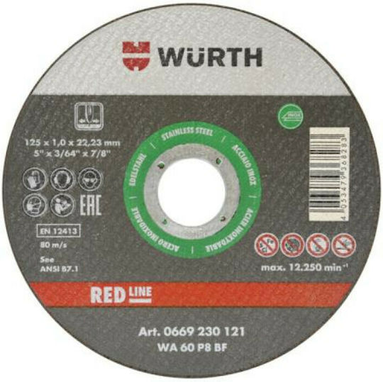 Wurth Metallschneidscheibe Schneidscheibe Metall 115mm