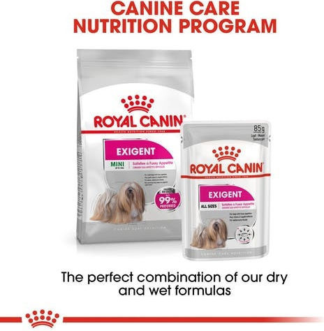 Royal Canin Exigent Υγρή Τροφή Σκύλων σε Φακελάκι με Πουλερικά 12x85gr