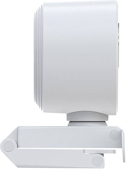 Delux DC07 Web Camera Full HD 1080p Λευκή