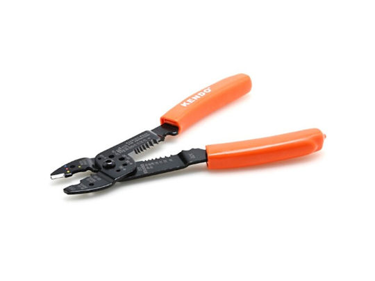 Kendo Πρέσα Ακροδεκτών Διατομής 0.5 - 6mm² με Απογυμνωτή (Μήκος 250mm)