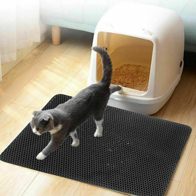 CAT Doormat Litter Box Black Mat Cat Toilet 55630