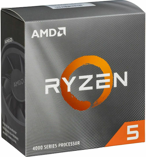 AMD Ryzen 5 4500 3.6GHz Επεξεργαστής 6 Πυρήνων για Socket AM4 σε Κουτί με Ψύκτρα