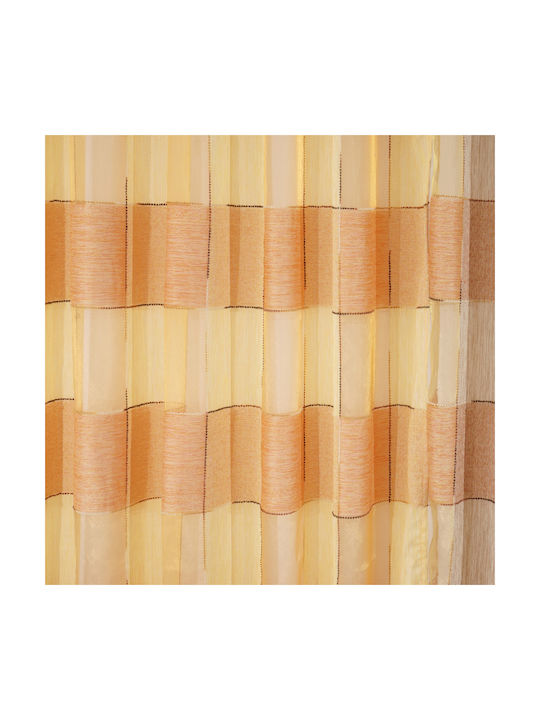 Viopros Перде с Плик с Писалка 4 Жълти 140x270см