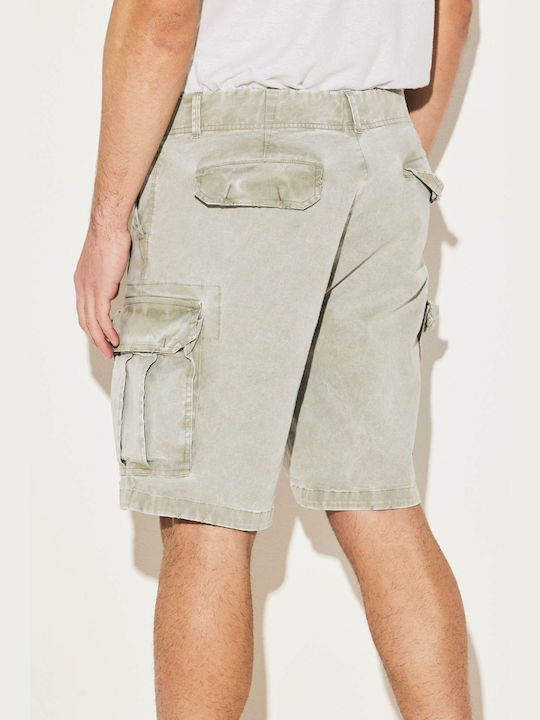 Dirty Laundry Men's Shorts Cargo Acid Greige