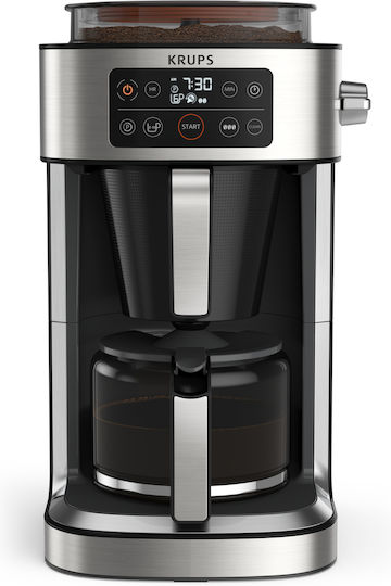 Krups Fcm Aroma Partner KM760D10 Програмируема Филтър кафе машина 1000W Черно