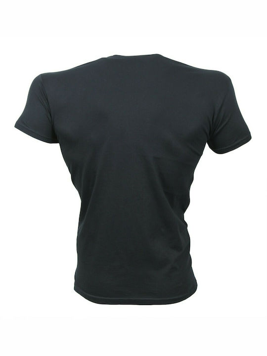 H&S Men's Short Sleeve T-shirt Black