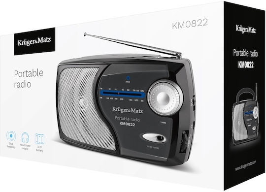 Kruger & Matz KM 822 Tragbares Radio Schwarz