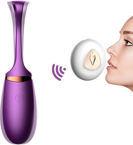 Kinksters Mini Δονητής Egg με Απομακρυσμένο Έλεγχο Ασύρματος Δονητής με Voice Control 2cm Μωβ