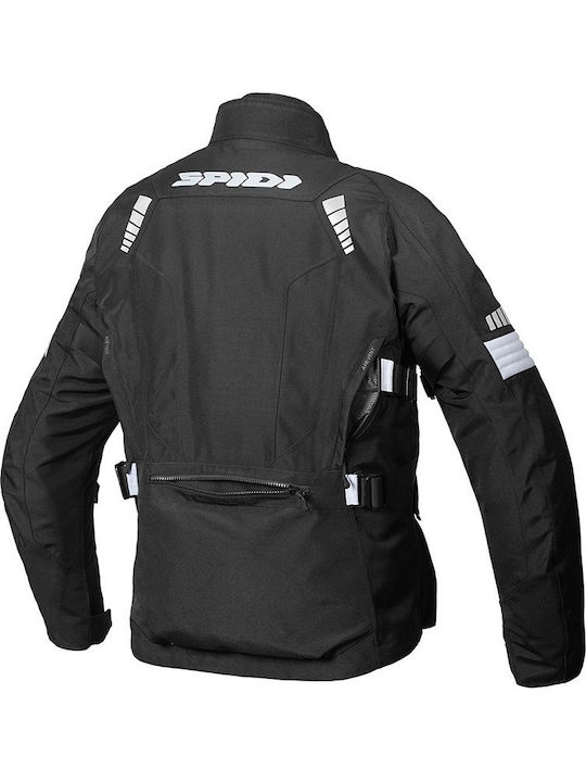 Spidi Outlander Robust H2OUT Winter Herren Motorradjacke Wasserdicht Schwarz