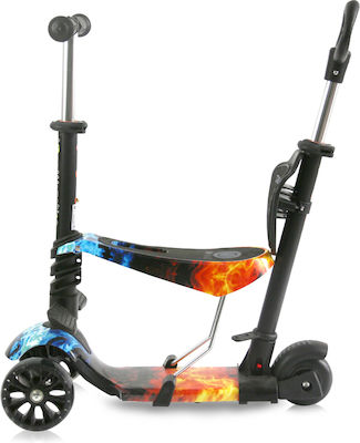 Lorelli Kids Scooter Draxter Plus 3-Wheel with Seat for 3+ Years Black