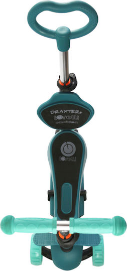 Lorelli Kids Scooter Draxter Plus 3-Wheel with Seat for 3+ Years Turquoise