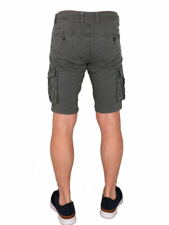 Privato 21BF-576 cargo Men's Shorts with Pockets Grey