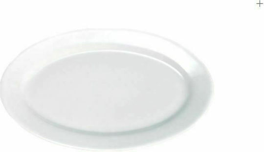 Chios Hellas Serving Platter Oval made of Porcelain White 30x21cm Chios Hellas Serving Platter Oval made of Porcelain White 30x21cm