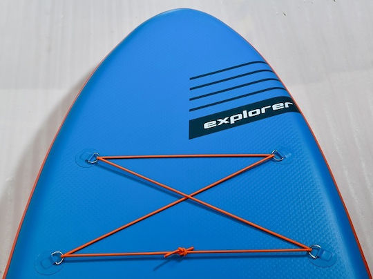 Viking Explorer Inflatable SUP Board with Length 3.35m Blue