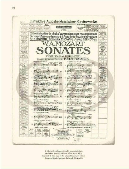 Editio Musica Budapest Mozart - Sonates N.1 pentru Pian
