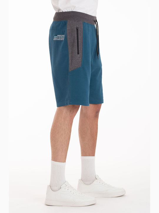 Magnetic North Sportliche Herrenshorts Blau