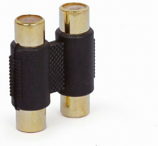 Cablexpert Μετατροπέας RCA 2x female σε RCA 2x female 1τμχ A-2RCAFF-01