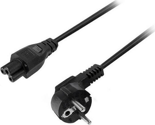 Lindy Schuko - IEC C5 Cable 3m Μαύρο 30406