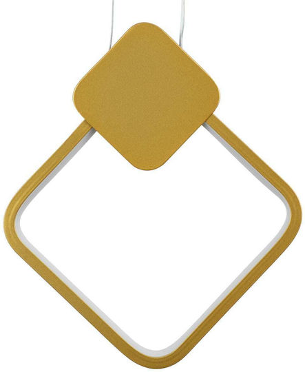 GloboStar Mary Gold LED Ceiling Light with Adjustable White Light 20x28.5cm
