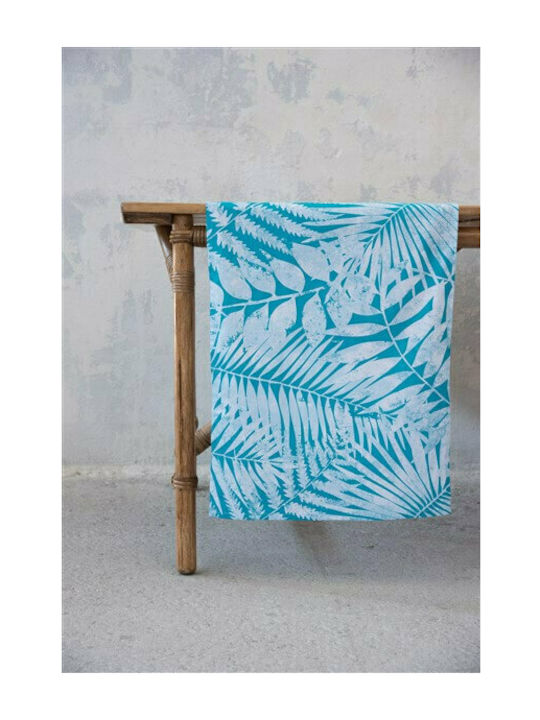 Nima Tablecloth Cotton Feral Blue 150x250cm 26419