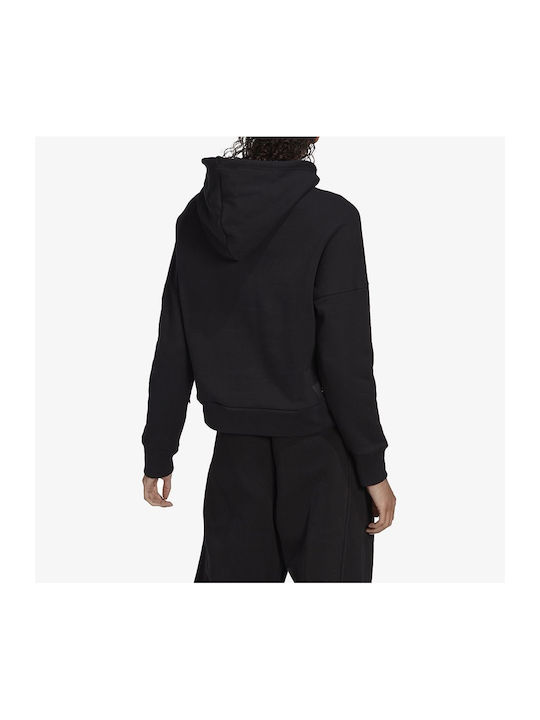 Adidas Women's Hooded Sweatshirt Black