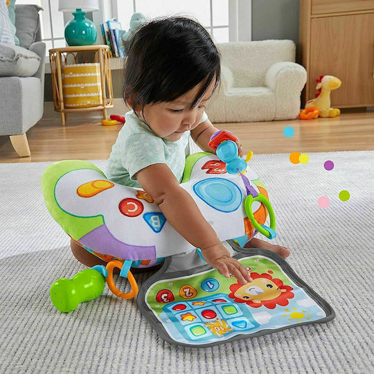Fisher Price Littlest Gamer Tummy Wedge Activity Pillow for Newborns
