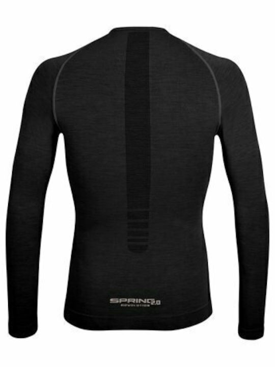 Spring Revolution Aero 2 Merino 109 Ισοθερμική Μπλούζα Μαύρη