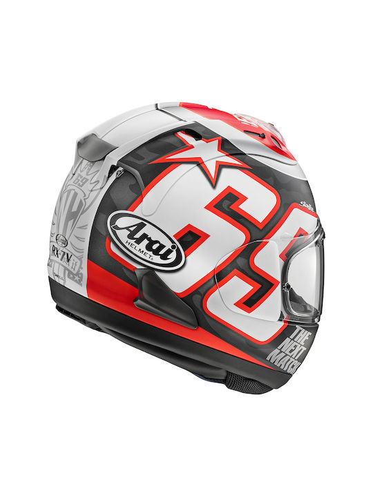 Arai RX-7V Evo Full Face Helmet ECE 22.05 Niki Reset