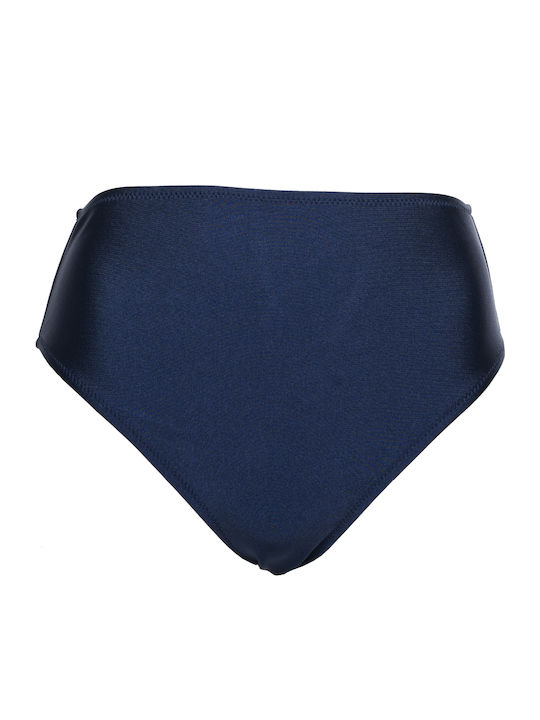 Bikini Slip Ψηλόμεσο Navy Μπλε