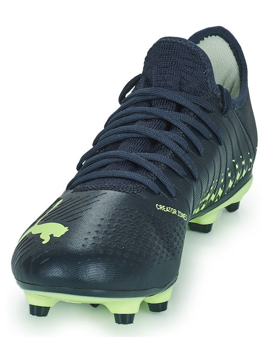 PUMA Future Z 4.4 Football Shoes with Cleats Parisian Night / Fizzy Light / Pistachio