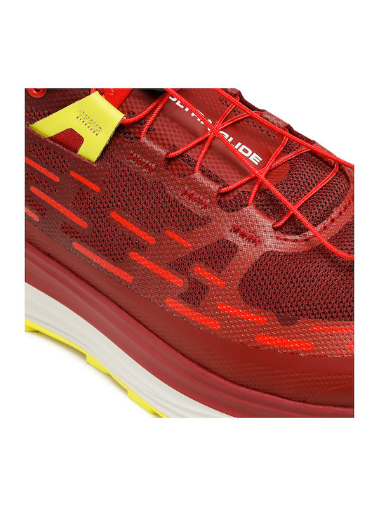 Ultra Glide Herren Sportschuhe Trail Running Rot
