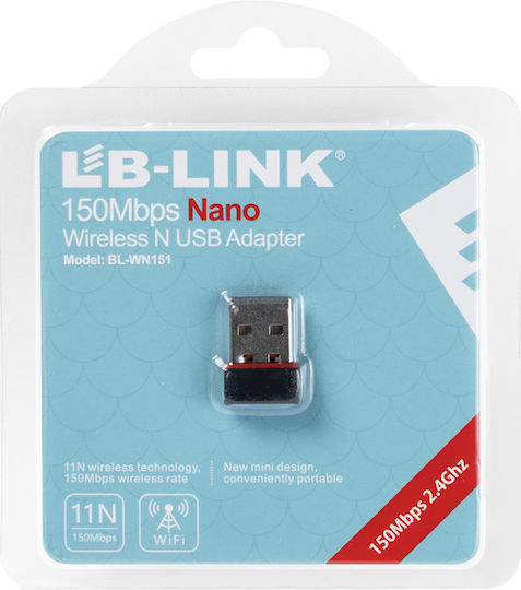 LB-Link BL-WN151FD Безжичен USB Мрежов Адаптер 150Mbps
