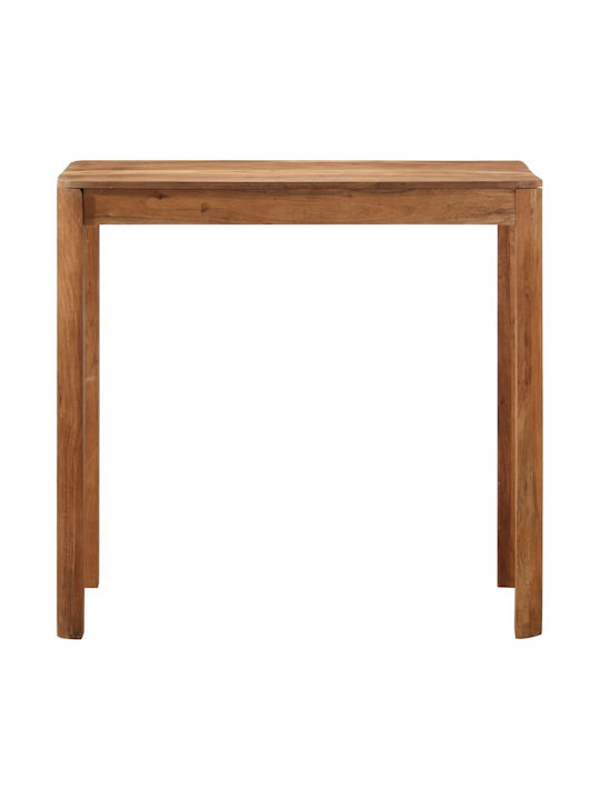 Table Bar from Solid Wood Natural 110x55x106cm