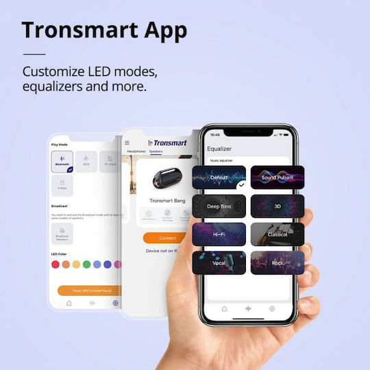 Tronsmart Bang Bluetooth Speaker 60W with Battery Life up to 15 hours Black