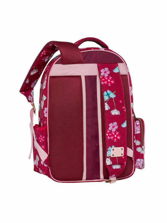 Santoro Enjoy Little Things School Bag Backpack Elementary, Elementary in Fuchsia color